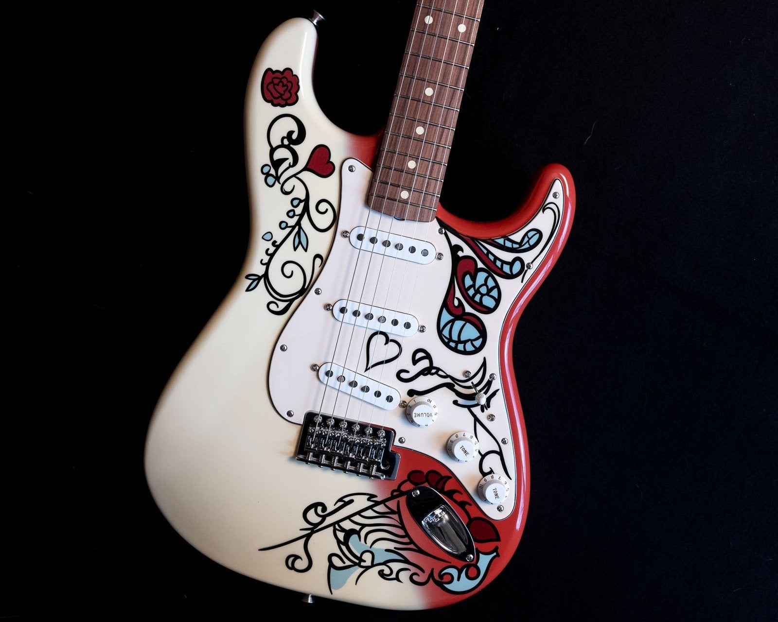 Fender Jimi Hendrix Artist Series Signature Monterey Stratocaster 2017 -  2018 - Monterey Graphic